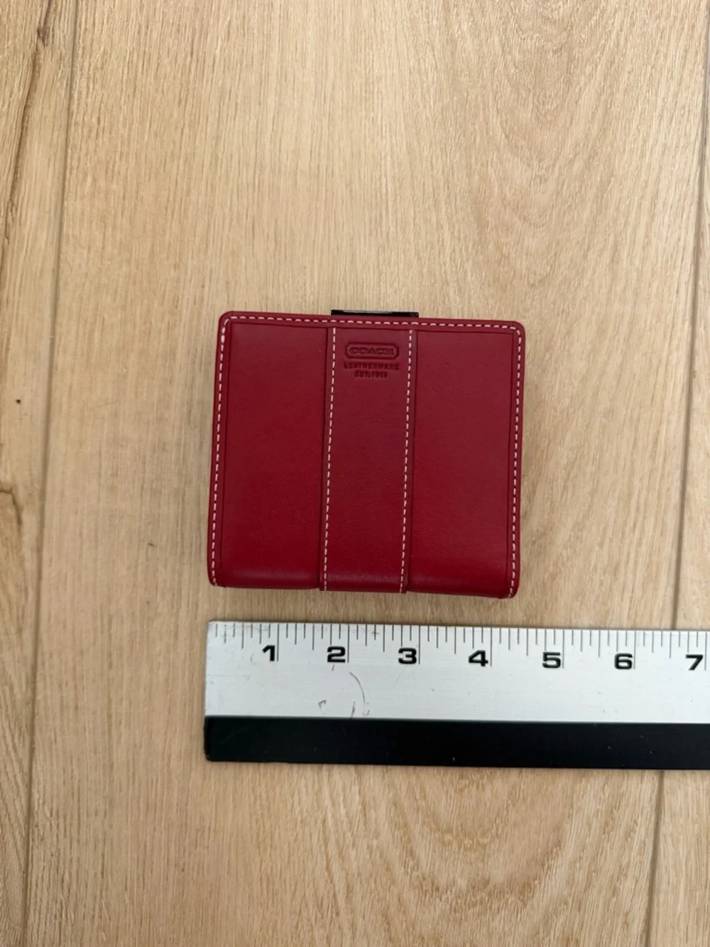 Coach Burgundy Wallet. Used lightly.